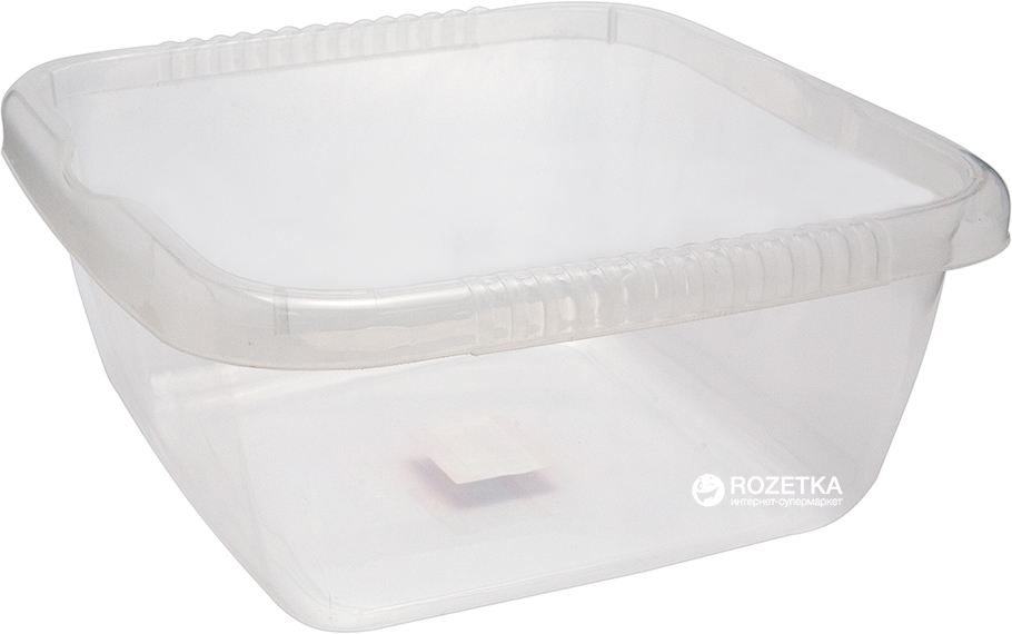 Таз IRAK PLASTIK глибокий No-3 10 л Прозорий (5232kmd)